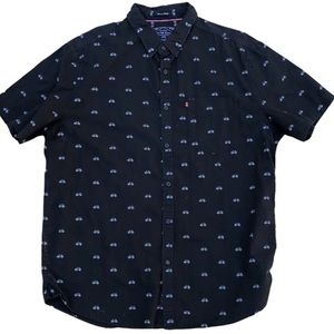 Cactus Bicycle Button Up Tee